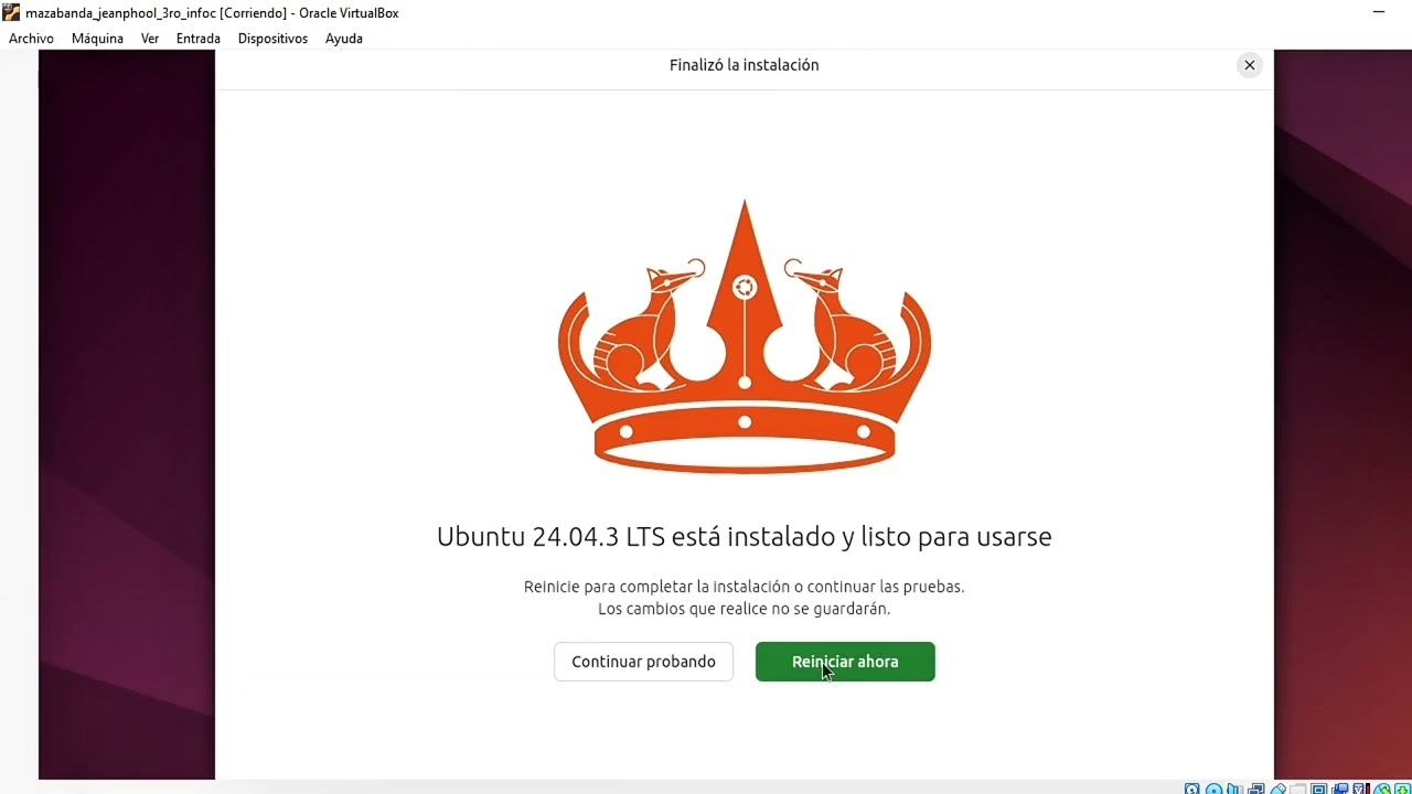 Cómo hacer una máquina virtual con Ubuntu Mazabanda Jeanphool 