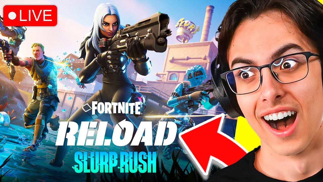 FORTNITE RELOAD *UNREAL RANKED* GRIND! (Slurp Rush Update)