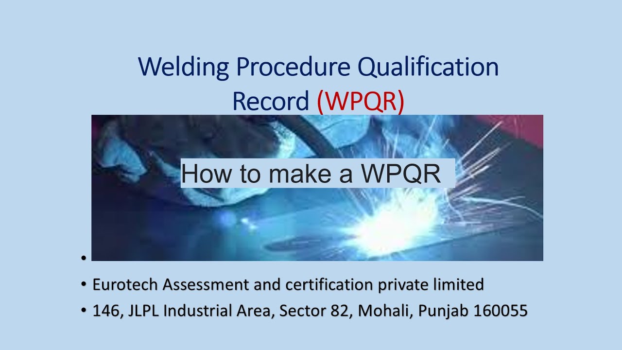 WPQR (Welding Procedure Qualification Record) (Language English)