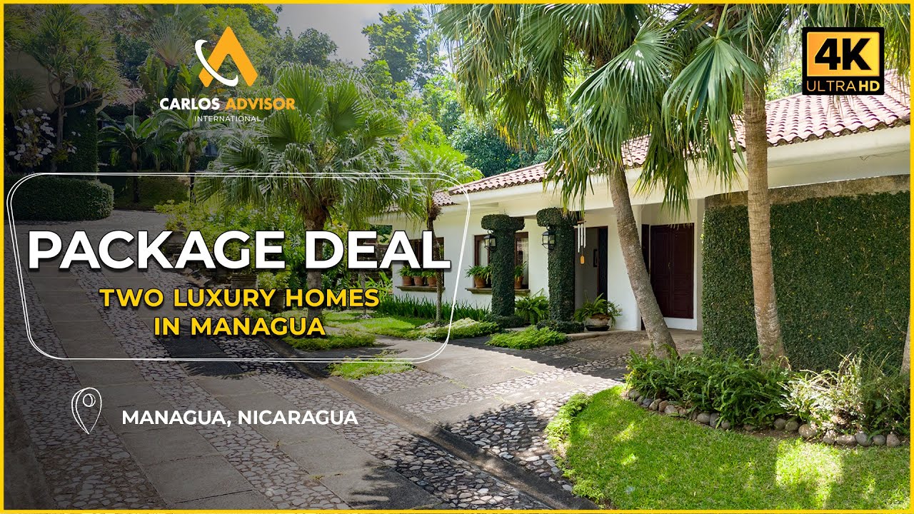 🌟 Exclusive Offer: Two Luxury Homes for Sale as a Package in Managua | Nicaragua Real Estate