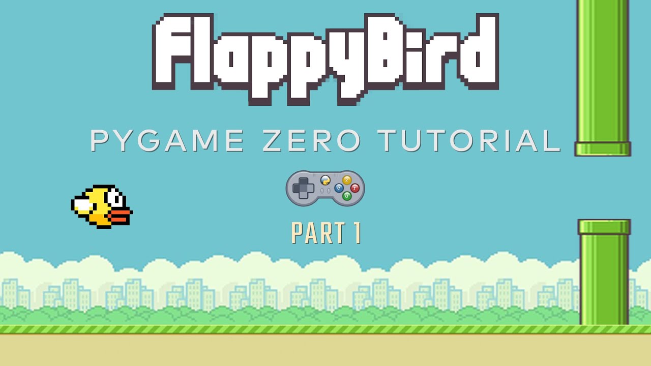 PyGame Zero - Flappy Bird Tutorial (Part 1/4)