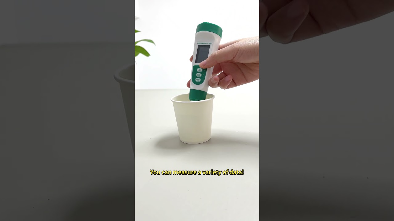 Watar tester meter One-click measurement of pH/TDS/EC/SALT/TEMP