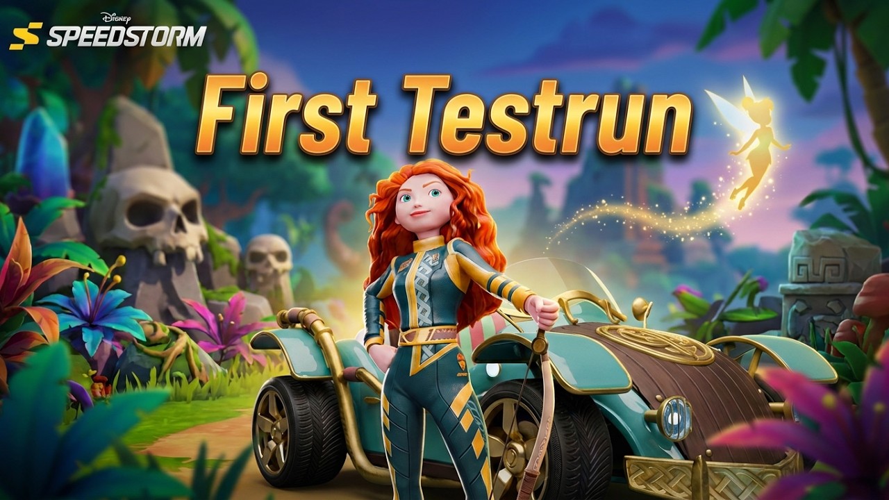 #disneyspeedstorm | MERIDA Gameplay First Testrun | #disney #speedstorm #gameloft #merida