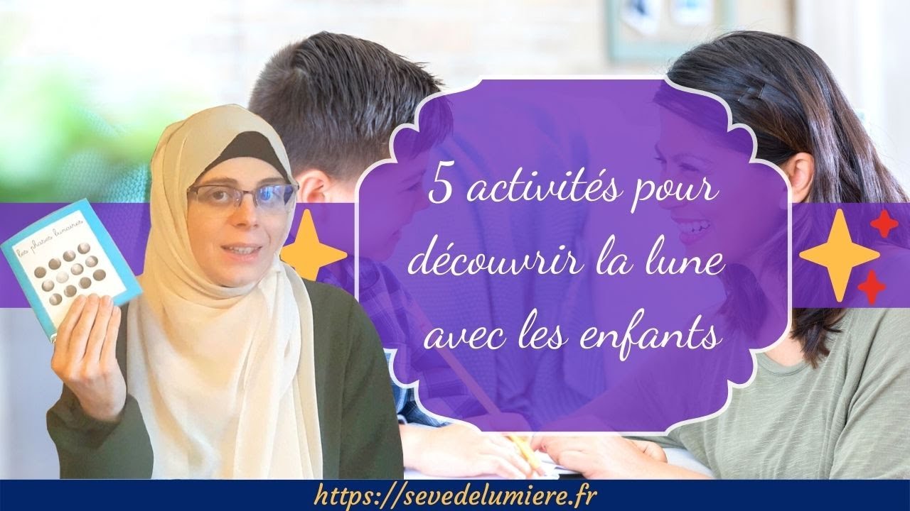 🌕 5 ACTIVITÉS POUR DÉCOUVRIR LA LUNE AVEC LES ENFANTS 🌙