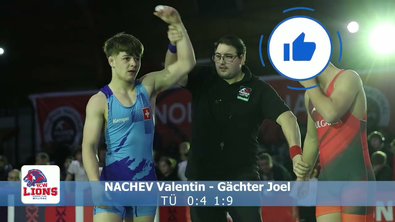 NACHEV Valentin (BUL-CSKA Wrestling) - Gachter Joel (SUISSE) - Rosny Cup 2026