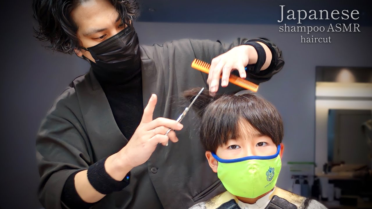 ASMR ハサミの音好きな方💇&zwj;♀️2時間ヘアカットの音で癒します/good sleep asmr haircut