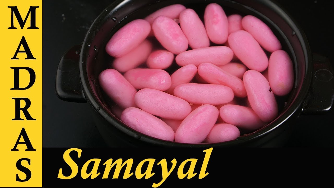 Paneer Jamun Recipe in Tamil | Rose Jamun | How To Make Paneer Gulab Jamun in Tamil