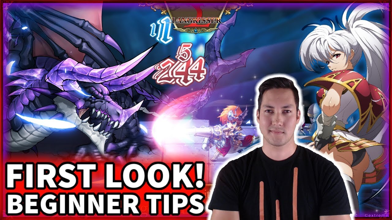 FIRST LOOK + BEGINNER TIPS | Langrisser Mobile Gameplay