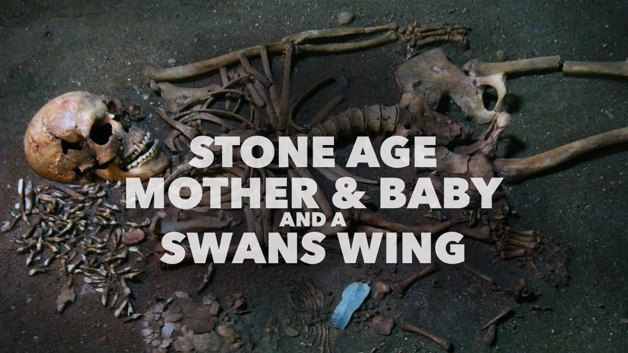 STONE AGE MOTHER & BABY BURIAL with a Swan's Wing | Mesolithic Burial in Denmark