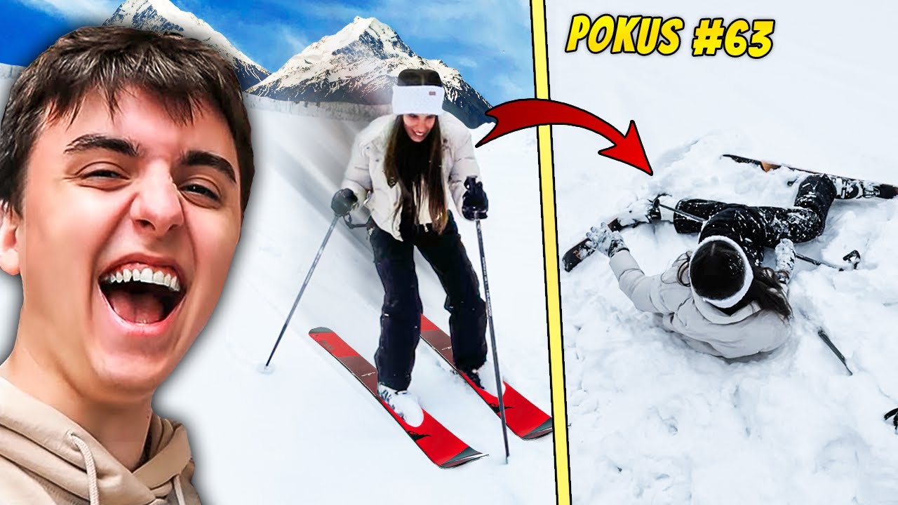 Moje Př&iacute;telkyně z Ostrova Poprv&eacute; Lyžuje!