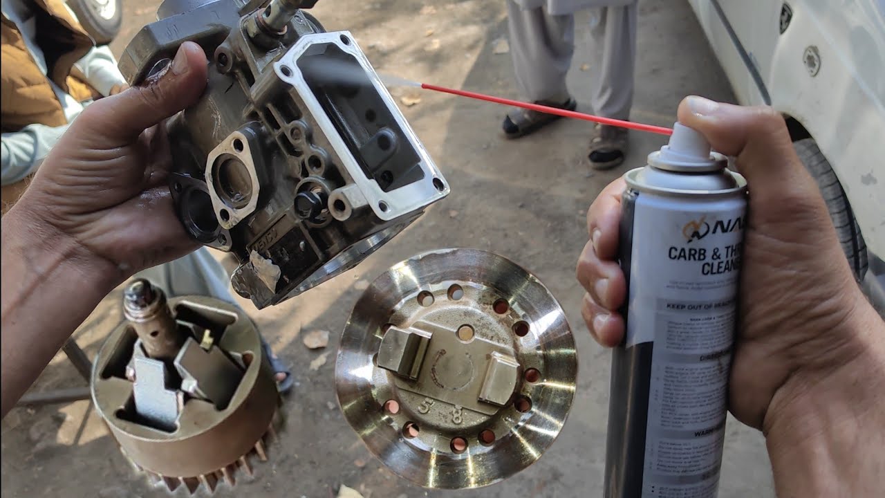 1hz 6cylinder diesel pump cam ring con blades rotor installed 