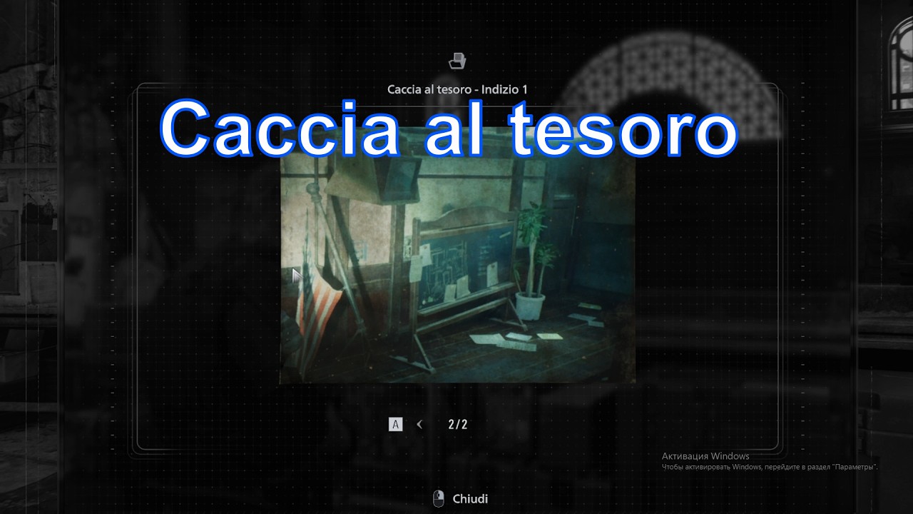 Caccia al tesoro indizio 1,2, Resident Evil Requiem