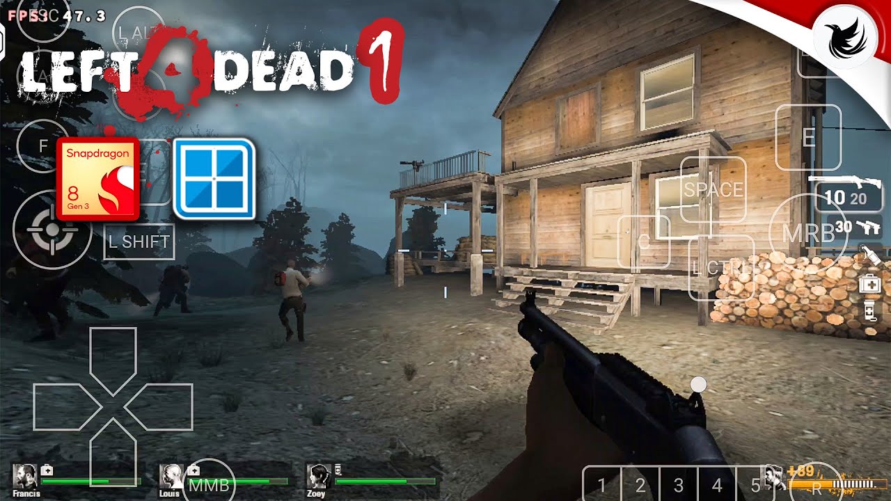 Full Classic Left4Dead 1 Campaign on Android Mobile | Touch Controls