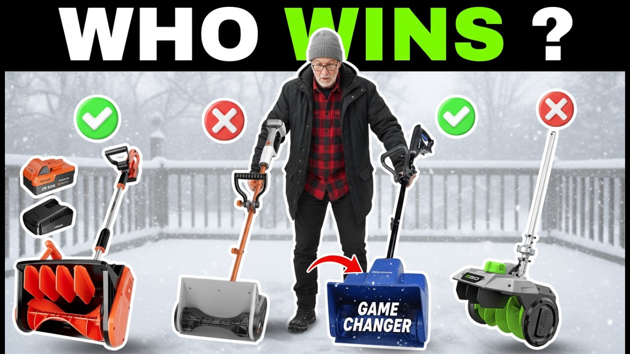 ❄️ 7 Best Electric Snow Shovels [2026] ❄️ Cordless & Battery Powered Snow Blowers for Seniors Amazon