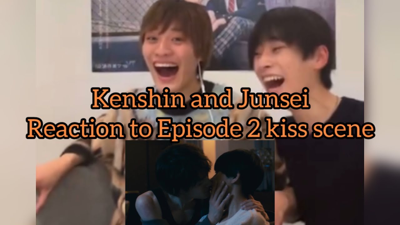 “Our Youth” Kenshin & Junsei reaction to Ep2 kiss scene English sub #ouryouth #blseries #Miseinen