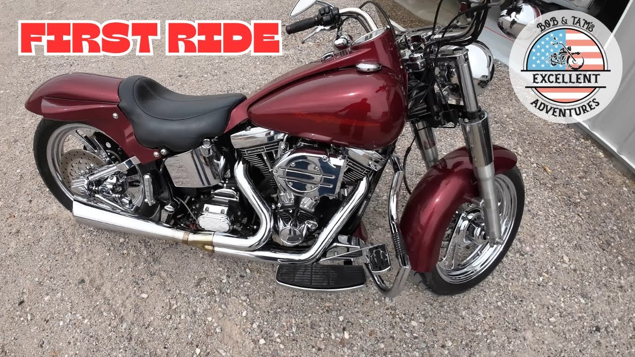 First ride on the 1998 Harley Davidson Fatboy / What I found out about it