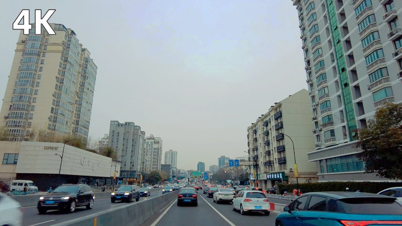 4K Morning Traffic in Hangzhou | Morning Rush Approaches but Has Yet to Arrive | Drive Tour