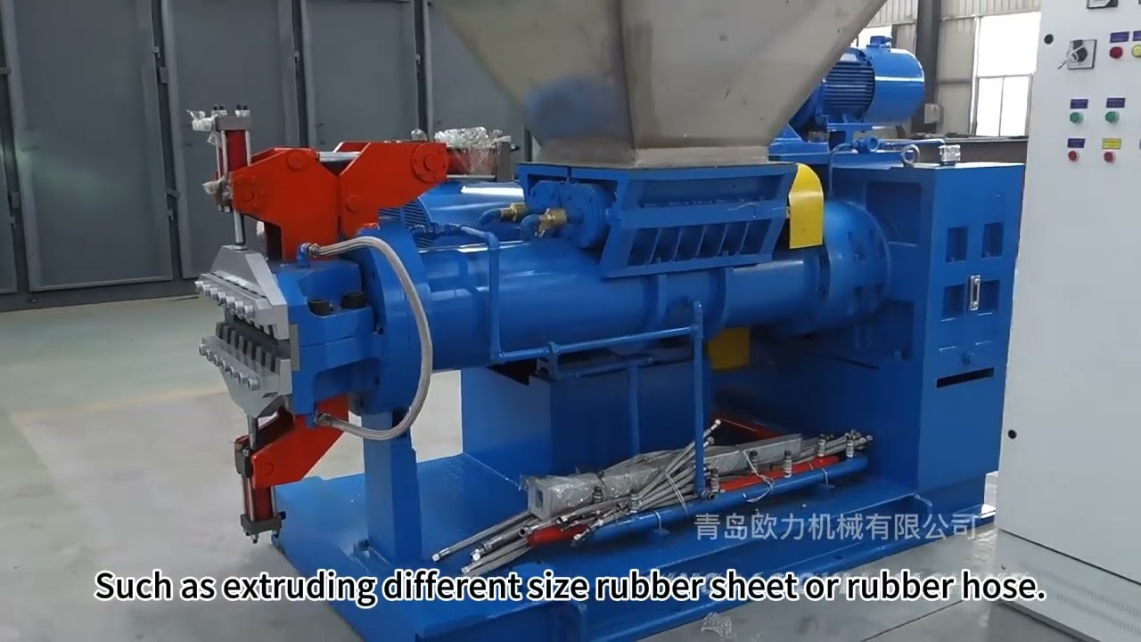 Hot Feed Rubber Extruding Extrusion Machine/Rubber Extruder.