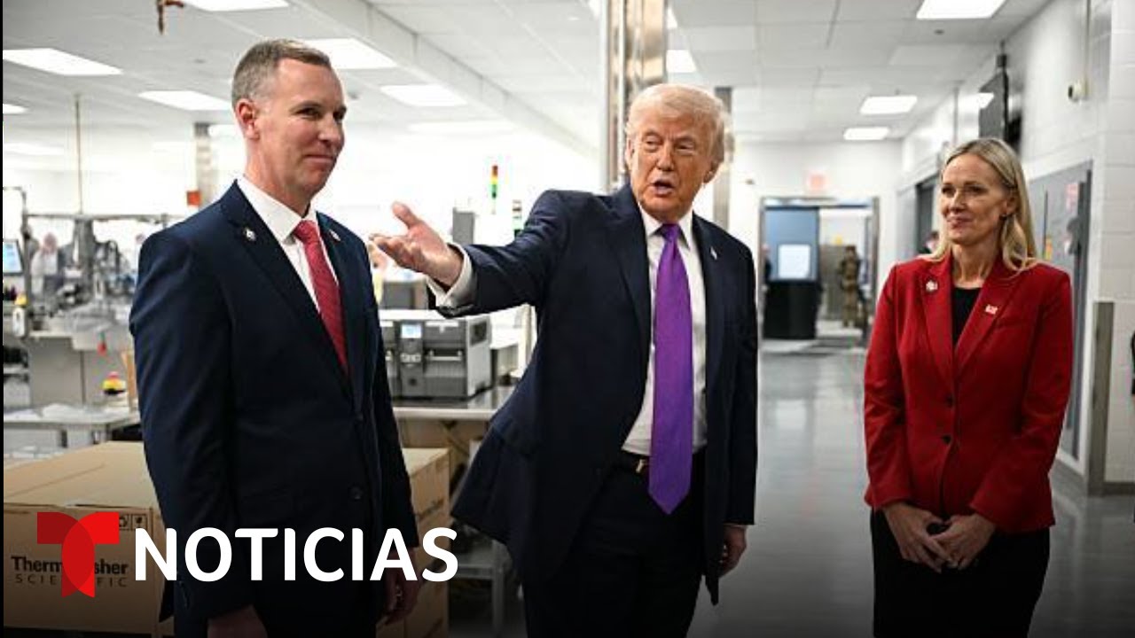 Trump visita instalaciones científicas en Cincinnati