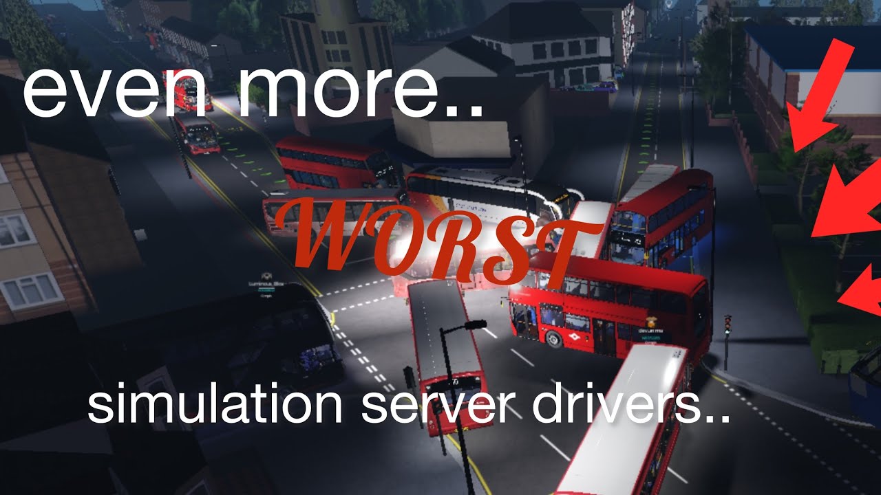 even more worst simulation server drivers on croydon roblox..