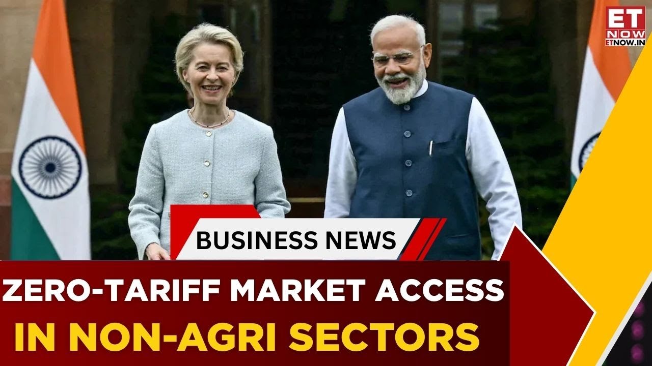 India - EU FTA Breaking |Proposal For Zero Tariff On Iron And Steel Products |  Ursula von der Leyen