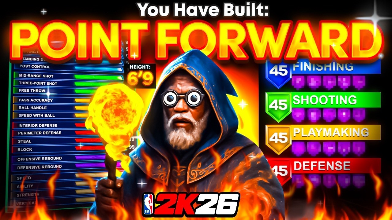 *НОВЫЙ* билд ISO 6'9 POINT FORWARD УНИЧТОЖАЕТ КОМПОЗИЦИОННЫХ СТАДИЙ GUARDS в NBA2K26 ЛУЧШИЙ билд ...