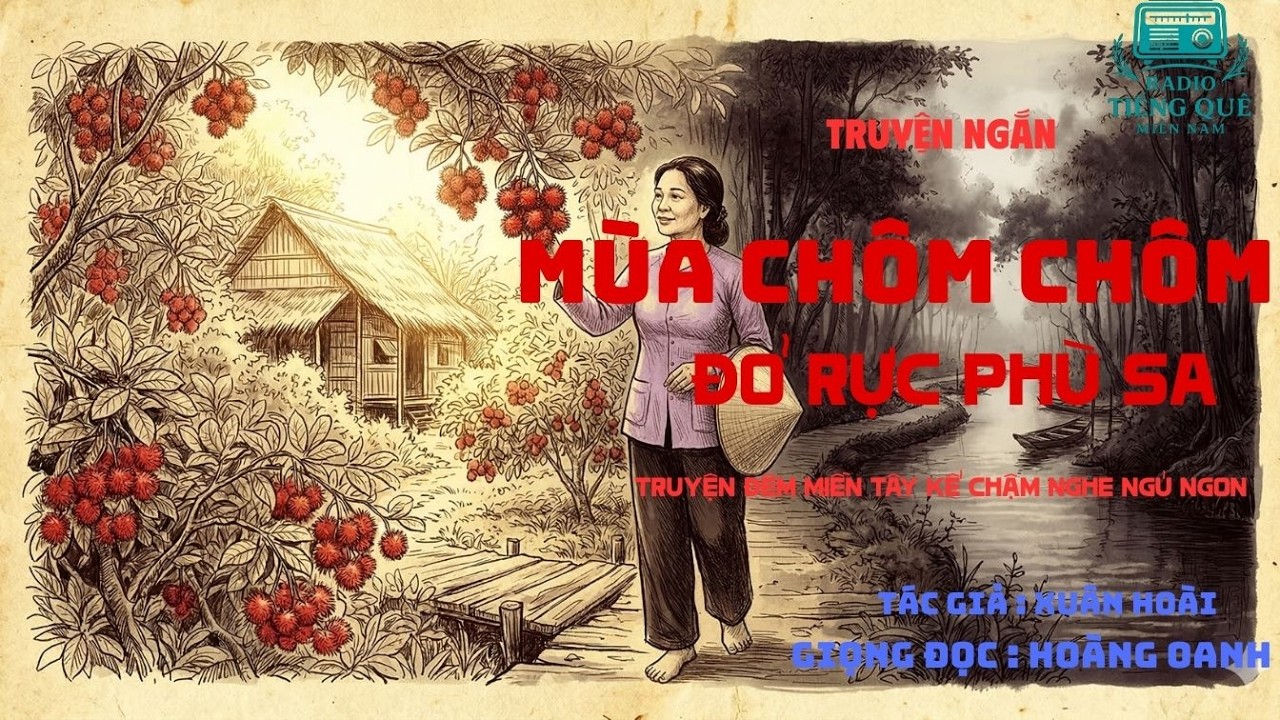 MÙA CHÔM CHÔM ĐỎ RỰC PHÙ SA | Truyện Miền Tây Nam Bộ | Nghe Truyện Ngủ Ngon | TG  Xuân Hoài