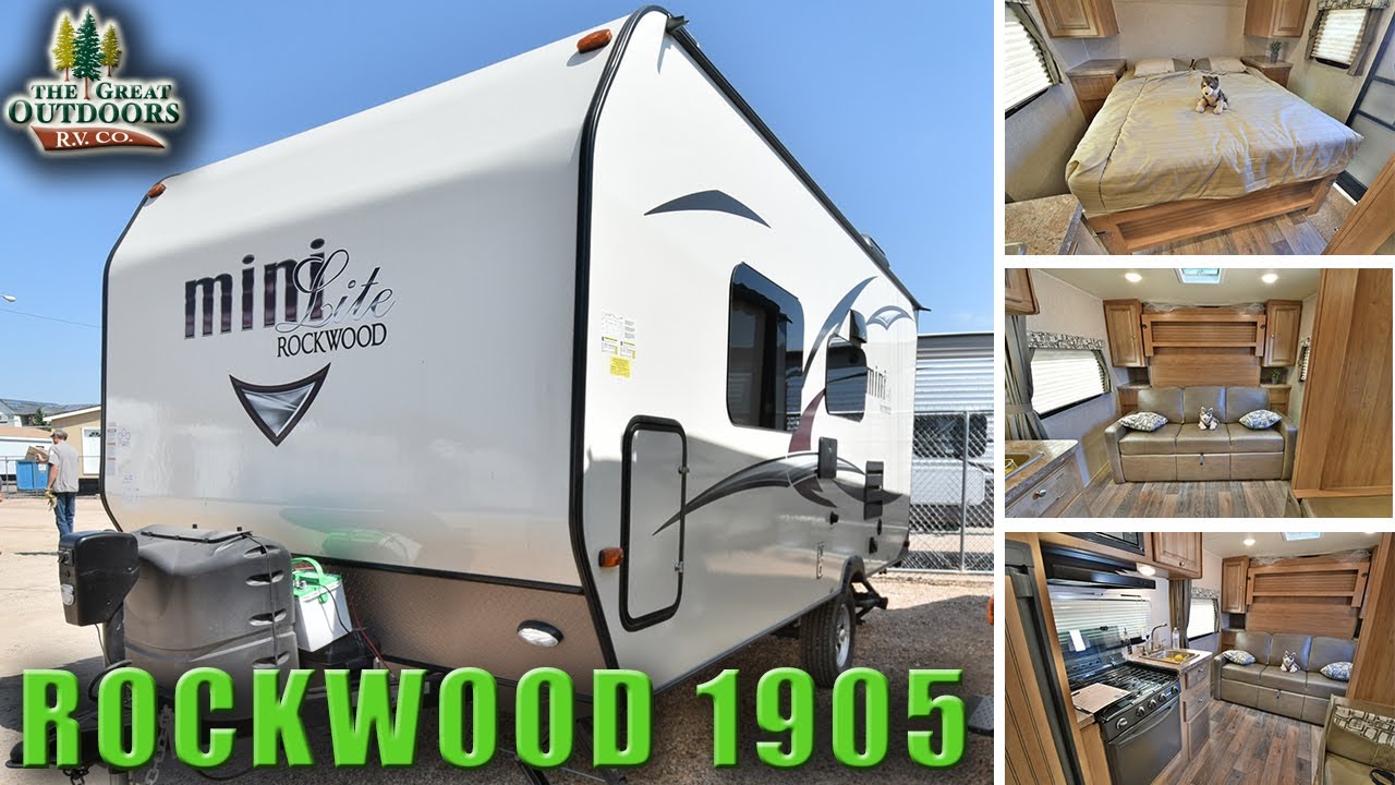 New 2018 Light Weight Travel Trailer ROCKWOOD Mini Lite 1905 Colorado RV