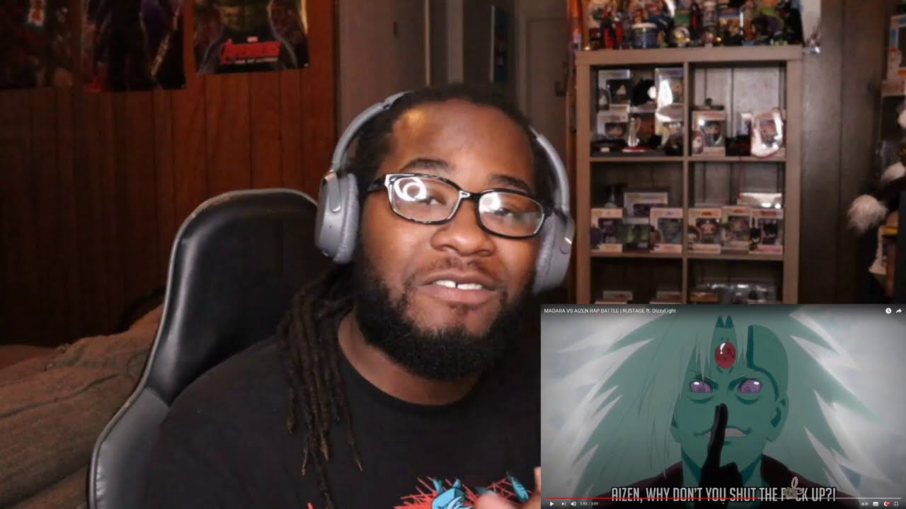 MADARA VS AIZEN RAP BATTLE | RUSTAGE ft. DizzyEight [Reaction]