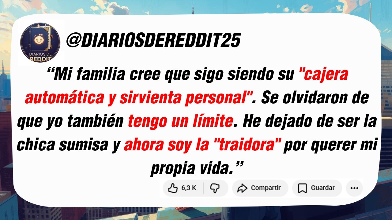 Mi familia cree que sigo siendo su cajera automática y sirvienta personal. Se olvidaron de que yo...