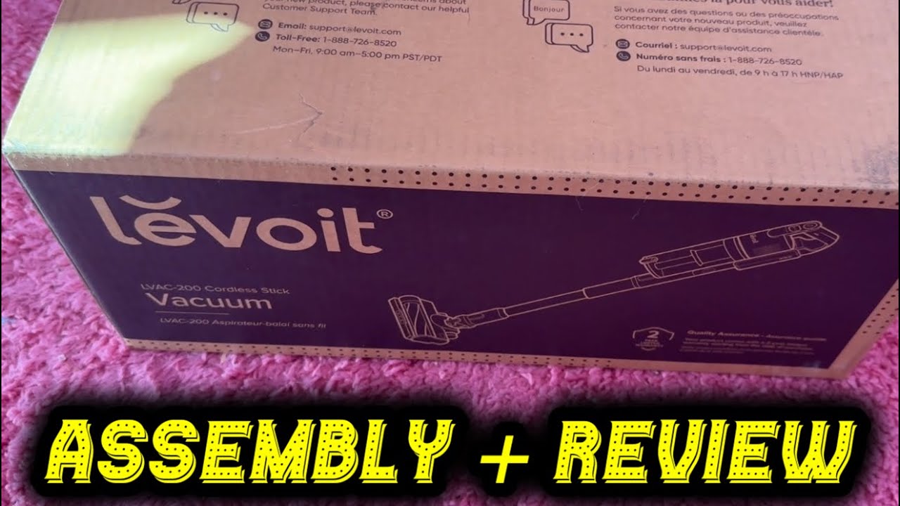 Levoit LVAC-200 Cordless Vacuum Assembly and Review