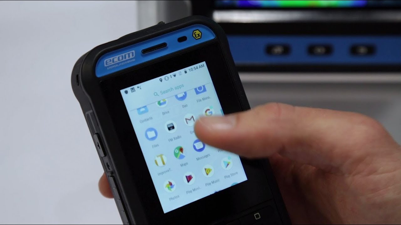 Featurephone Ex-Handy 10 for ATEX Zone 1 | ecom instruments