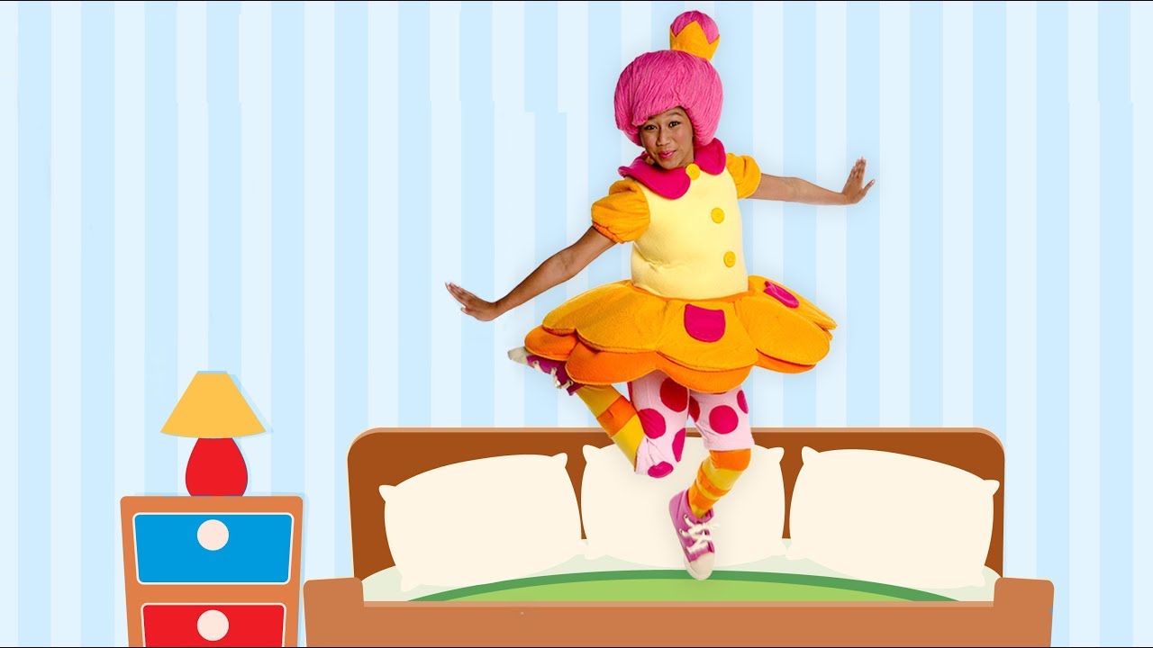 Cinco Monitos Saltaban en la Cama | Mother Goose Club en Espa&ntilde;ol