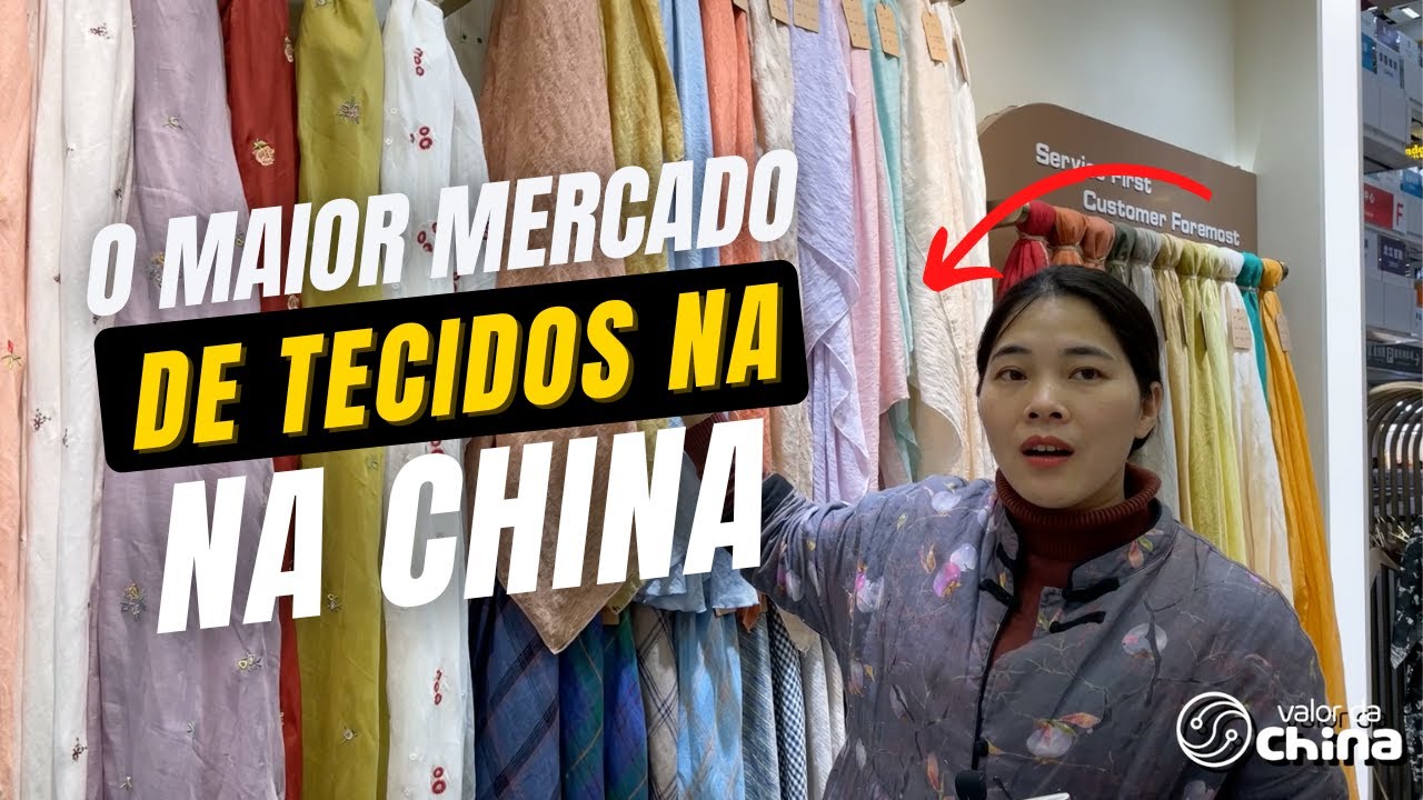 🃏 O MELHOR MERCADO PARA COMPRAR TECIDOS NA CHINA! MERCADO TÊXTIL EM GUANGZHOU