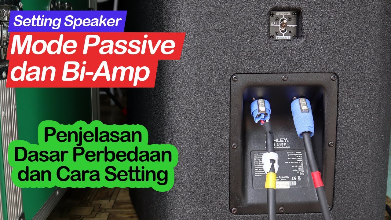 Perbedaan Bi-Amp dan Pasif | Cara Setting dan Cek Sound