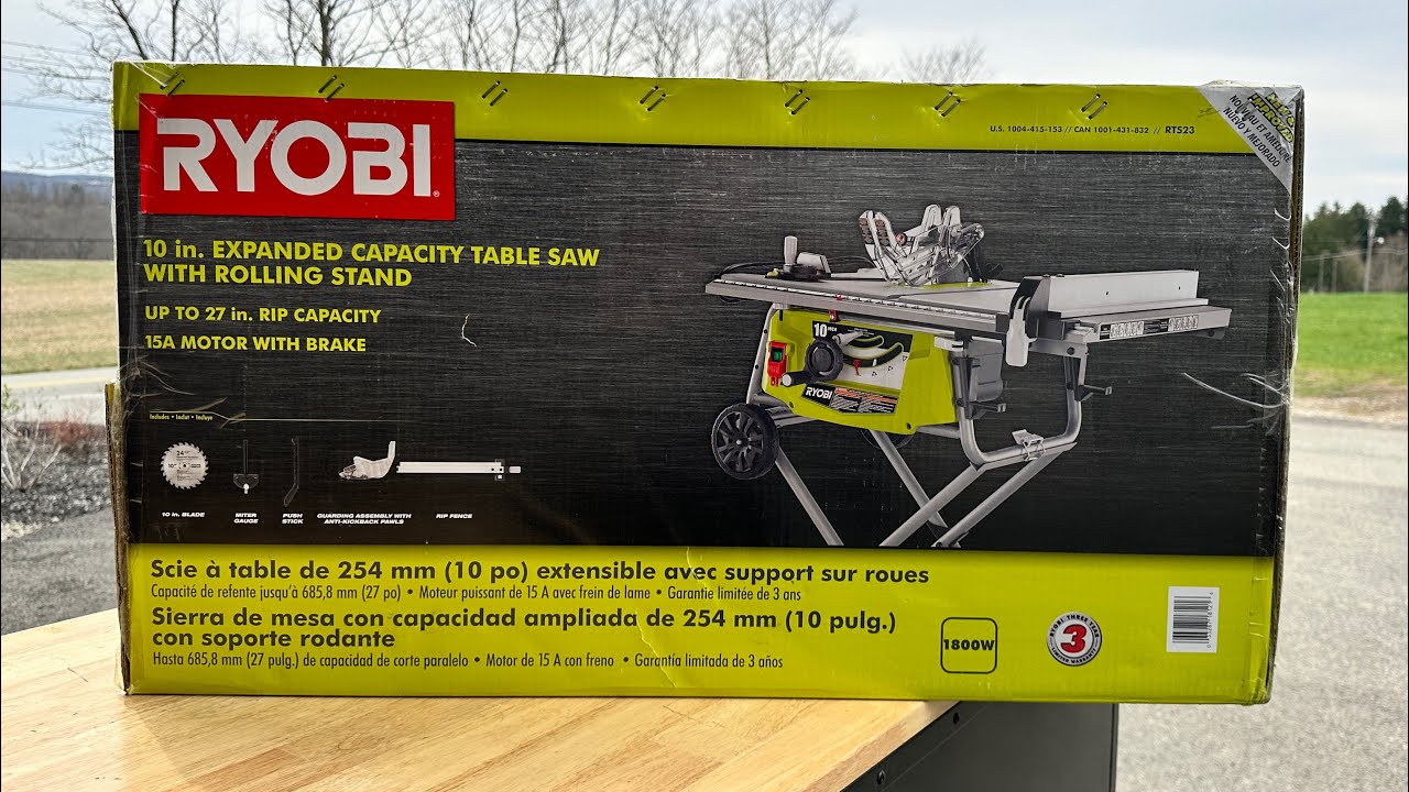 Обзор настольной пилы Ryobi 15 А 10 дюймов с увеличенной производительностью