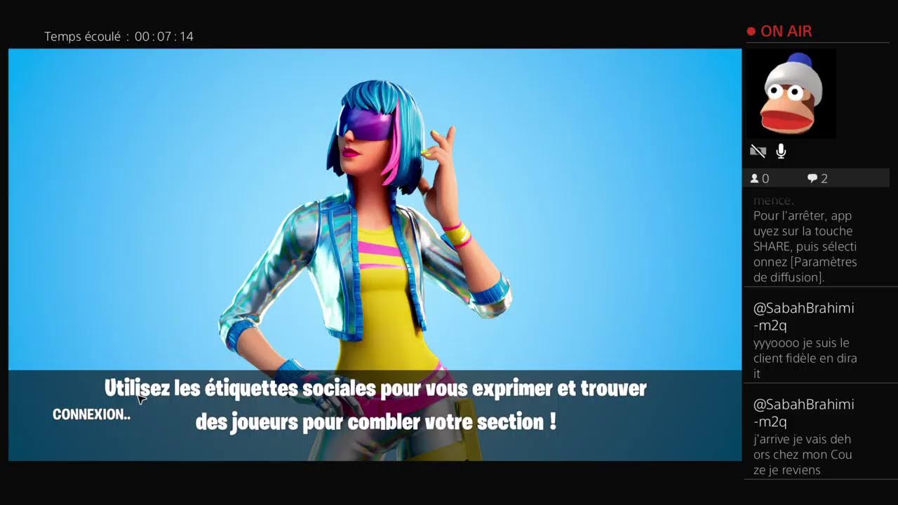 Live fornite et deso j'ai pas live depuis longtemps