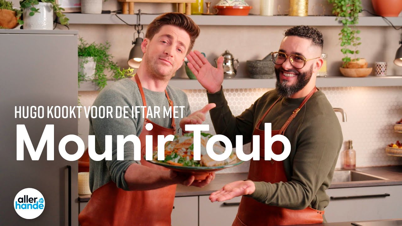 Kikkererwtensalade met zalm van Mounir Toub | Hugo kookt voor de iftar | Allerhande