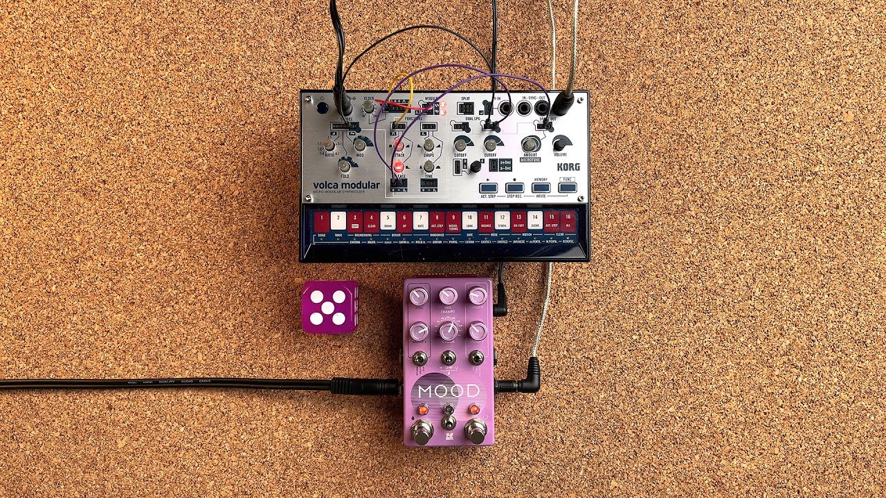 Korg Volca Modular and Chase Bliss Mood MKII // Five
