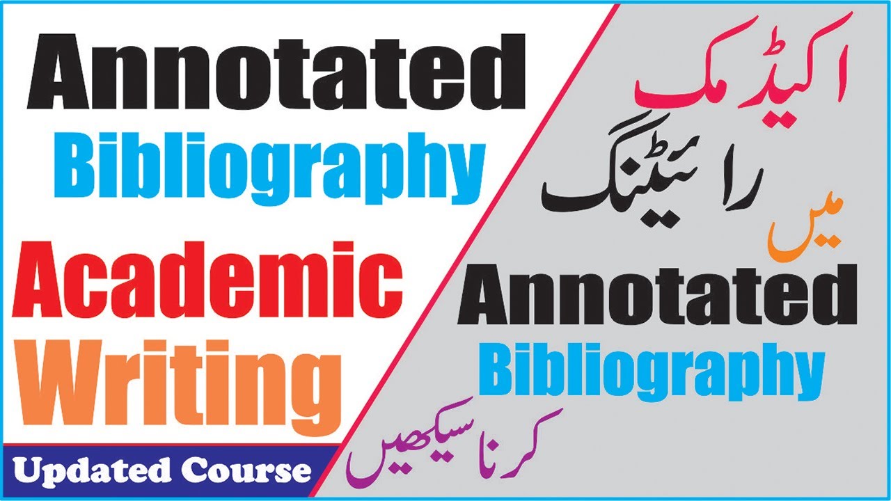 What is Annotated Bibliography in Research and How to do Annotations