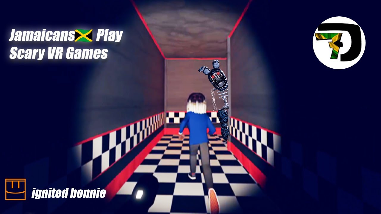 JAMAICANS PLAY'S VR SCARY GAMES!!!😱 (REC ROOM) (IGNITED BONNIE)