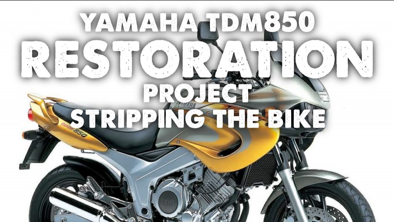 637. Yamaha TDM850 Restoration Project #3 - Stripping the Bike | Garage Video