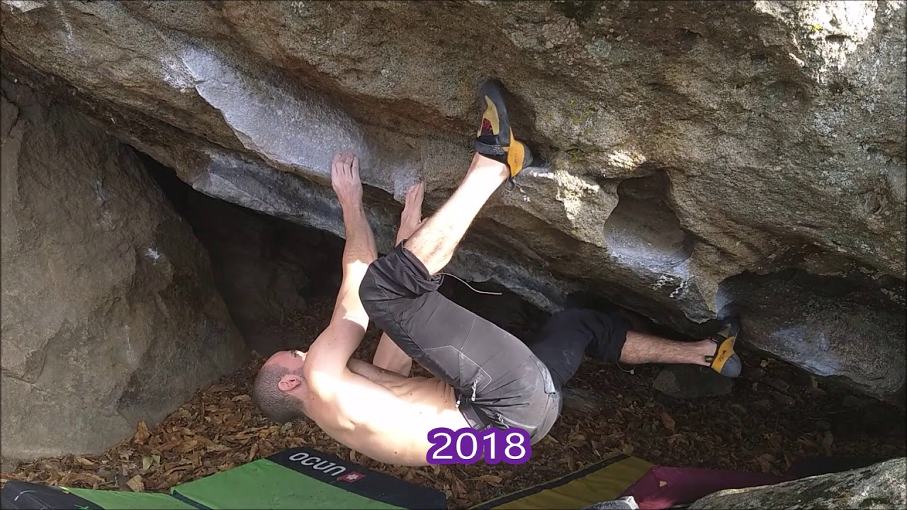 La Stanzina Verde della Follia 7c - Chiesina Boulder