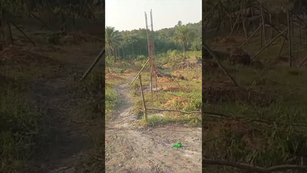 Farming In Liberia- CASTING the Pillars of our Chicken, Ducks, Turkey, Goose and Guinea Fowls House