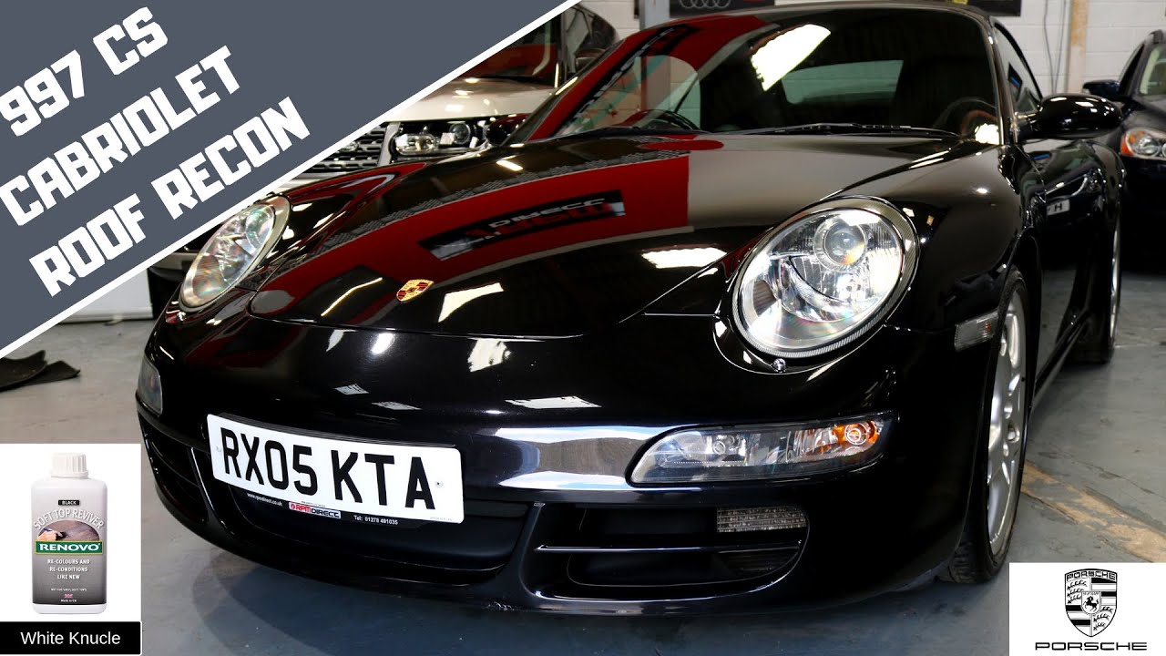 Porsche 911 (997.1) Carrera 2S Roof Recondition with Renovo