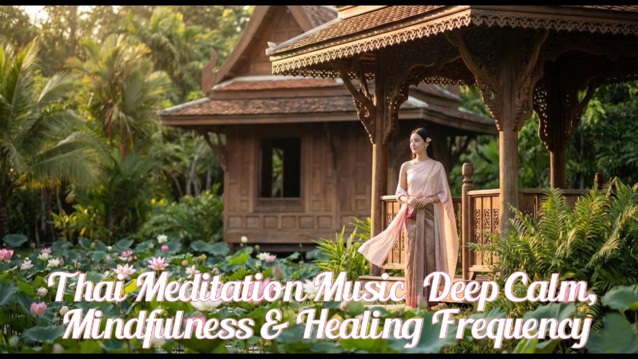 Thai Meditation Music 💕 Deep Calm, Mindfulness & Healing Frequency #ThaiMeditationMusic