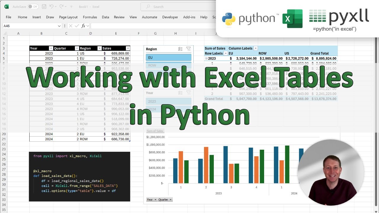 Working with Excel Tables in Python