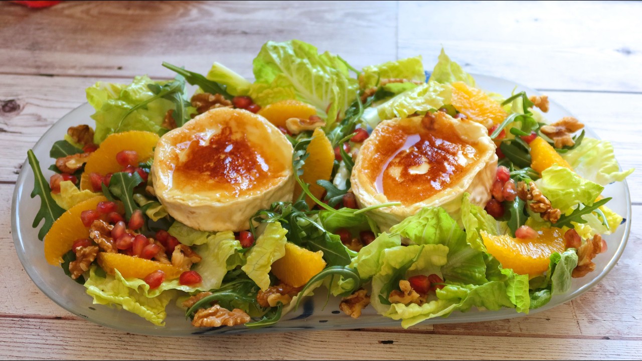 Ensalada de queso de cabra