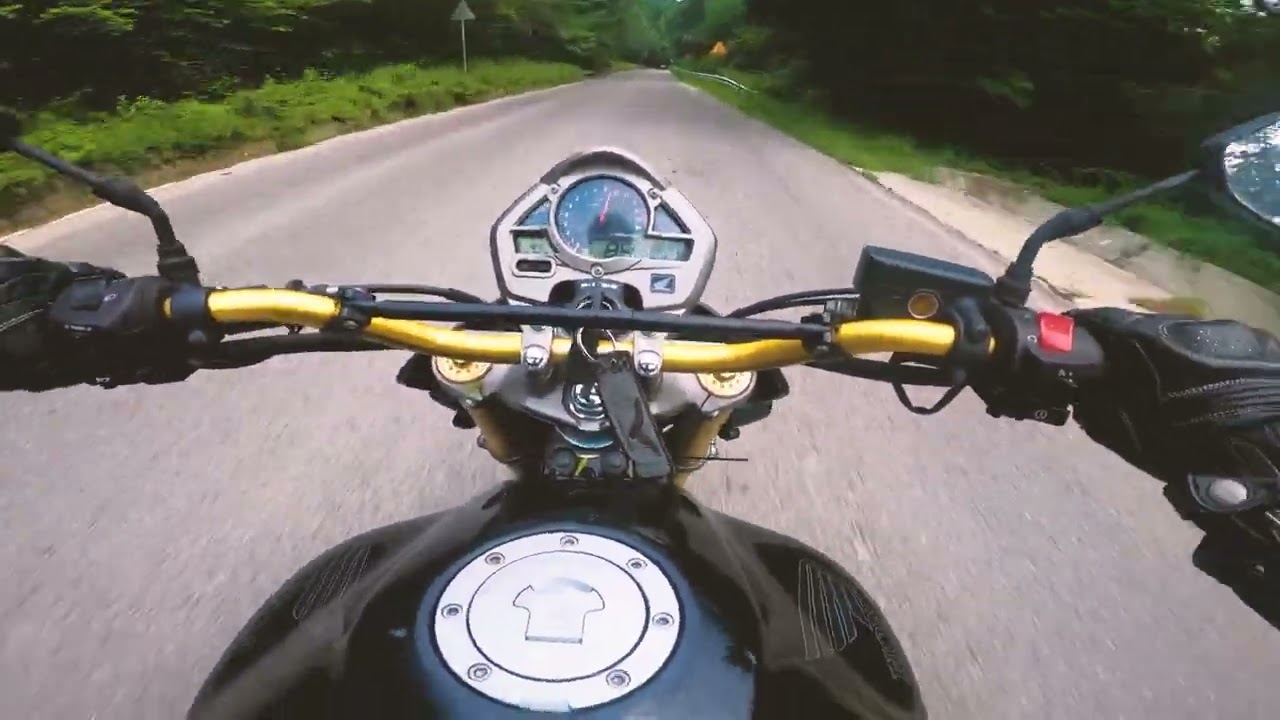 От Белащица до хижа Здравец по нов асфалт - Honda PC41 Hornet 600