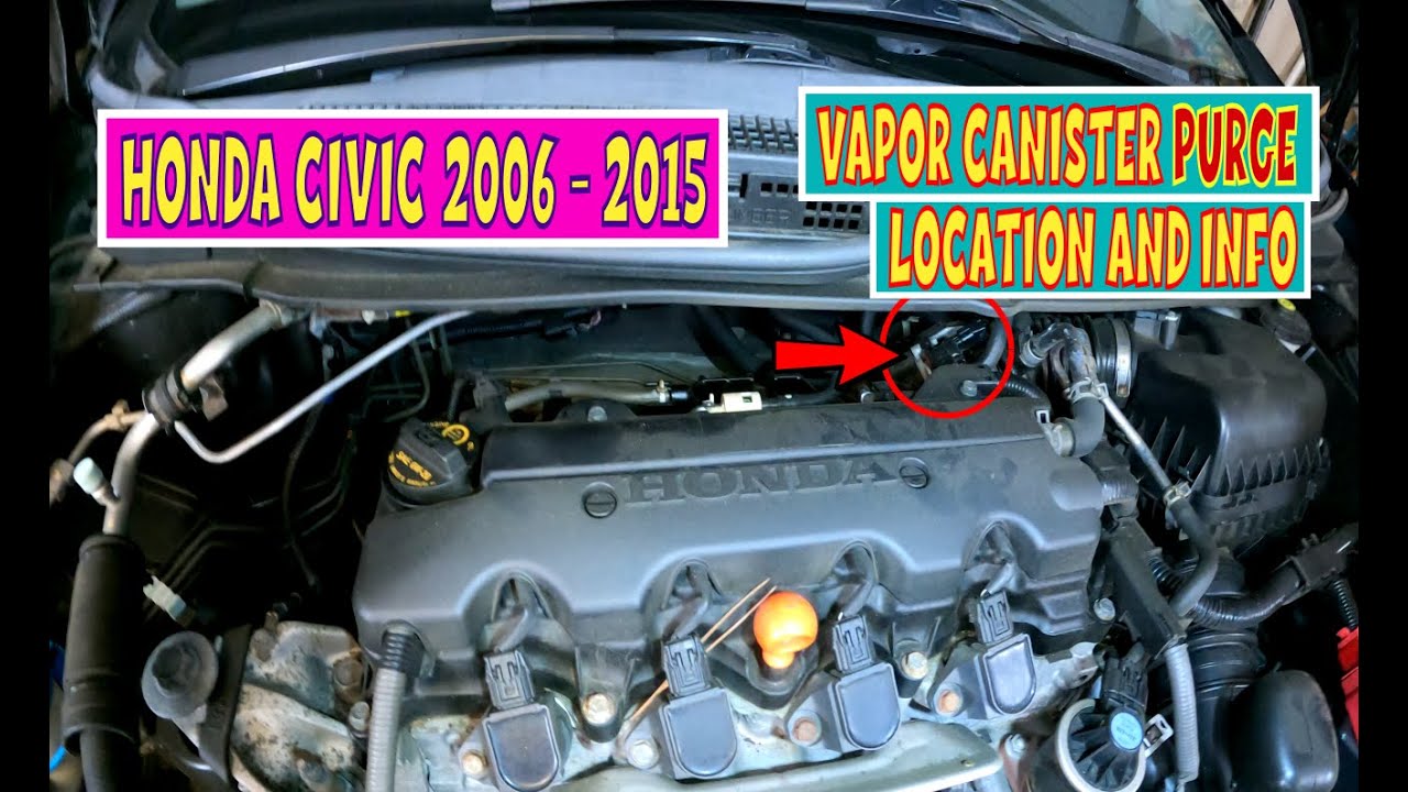 🚗💡 Emissions Vapor Canister Purge Valve, Location & information on 2006-2015 Honda Civic! 💡🚗